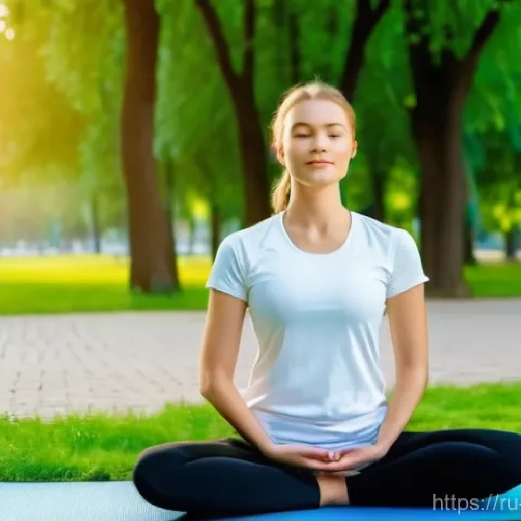 휴대용 폼롤러 추천 - **Prompt 1: "Morning Ritual in a Russian Park"** A healthy young adult, either male or female, i...